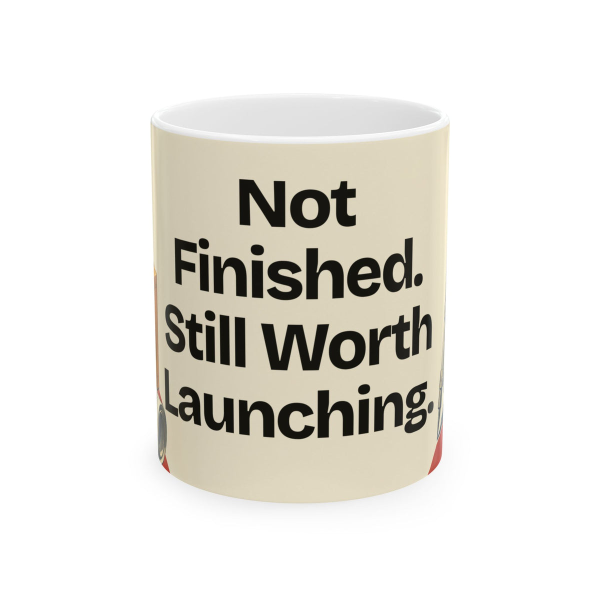 Not Finished. Still Worth Launching — Product You Coffee Mug