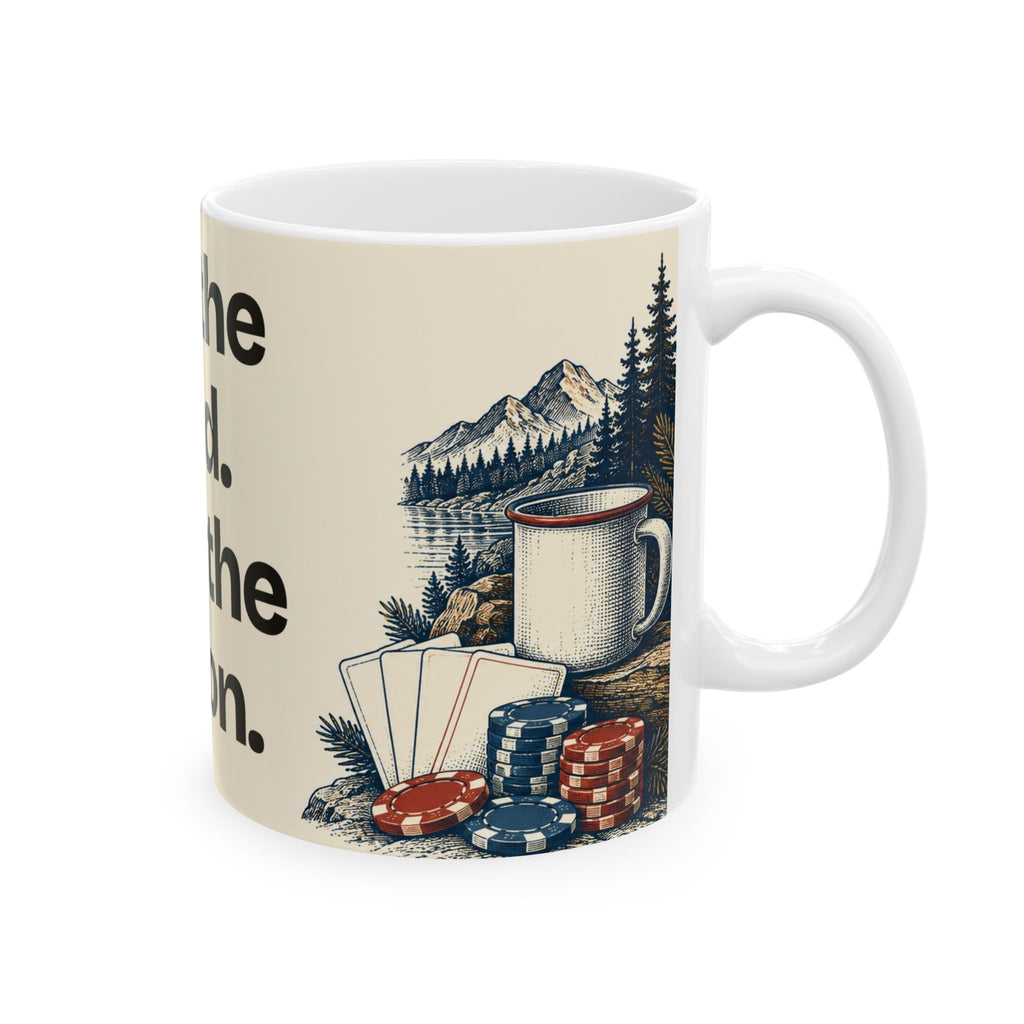 Fold the Hand. Keep the Lesson — Good Decisions Coffee Mug
