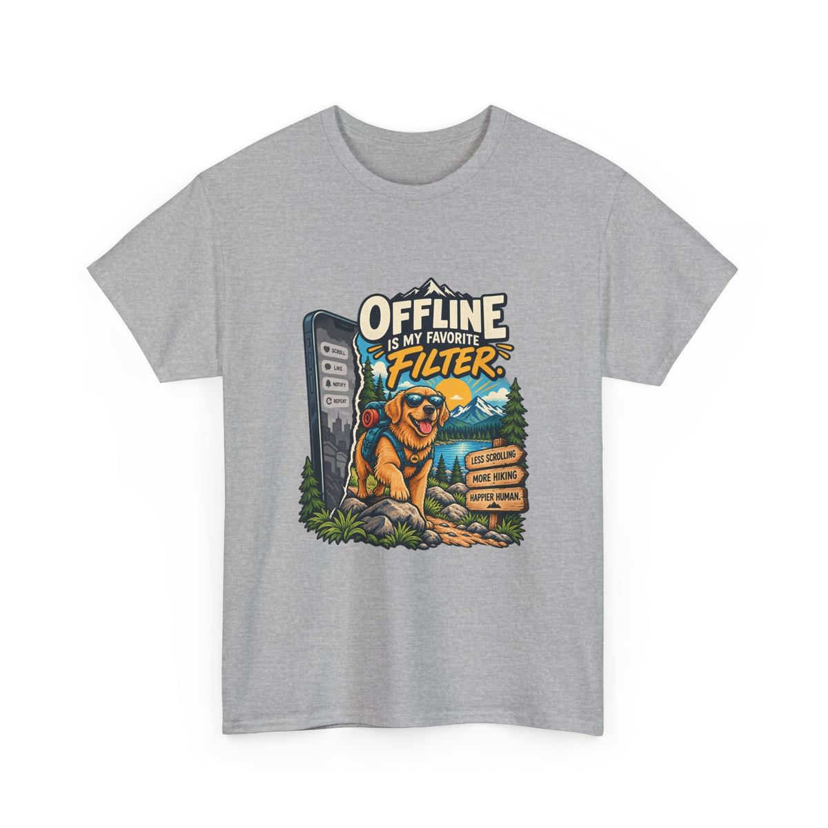 Offline Is My Favorite Filter — Social Media T-Shirt