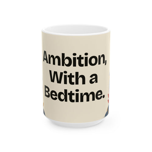 Ambition, With a Bedtime — Motivation Coffee Mug