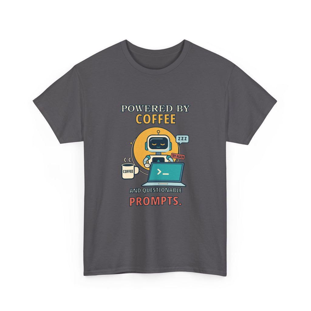 Coffee and Questionable Prompts — AI T-Shirt