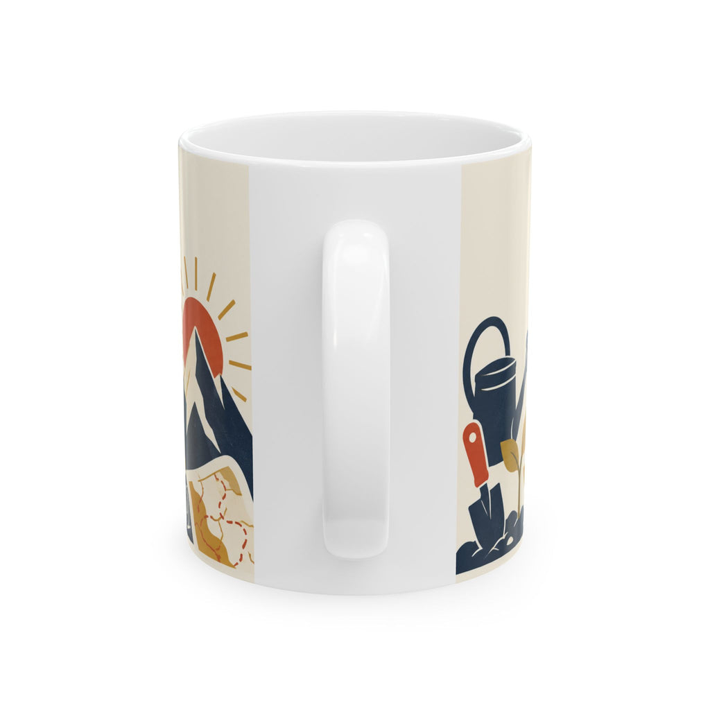 Tiny Steps. Unreasonable Persistence — Motivation Coffee Mug