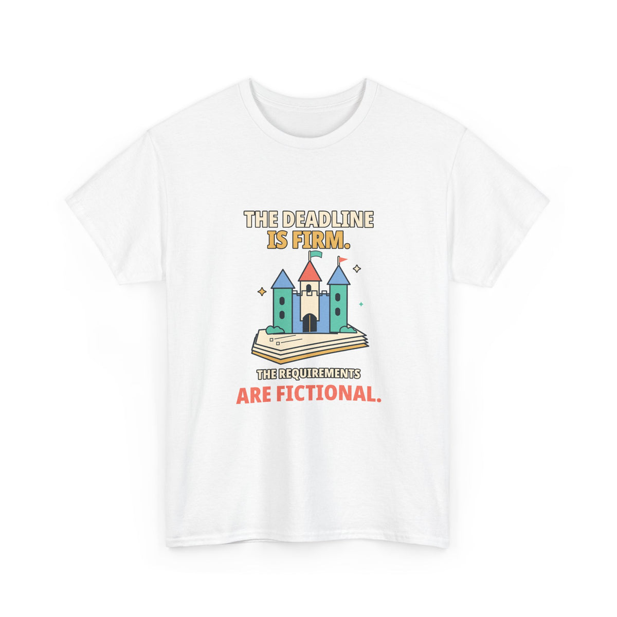 Fictional Requirements — Product Management T-Shirt