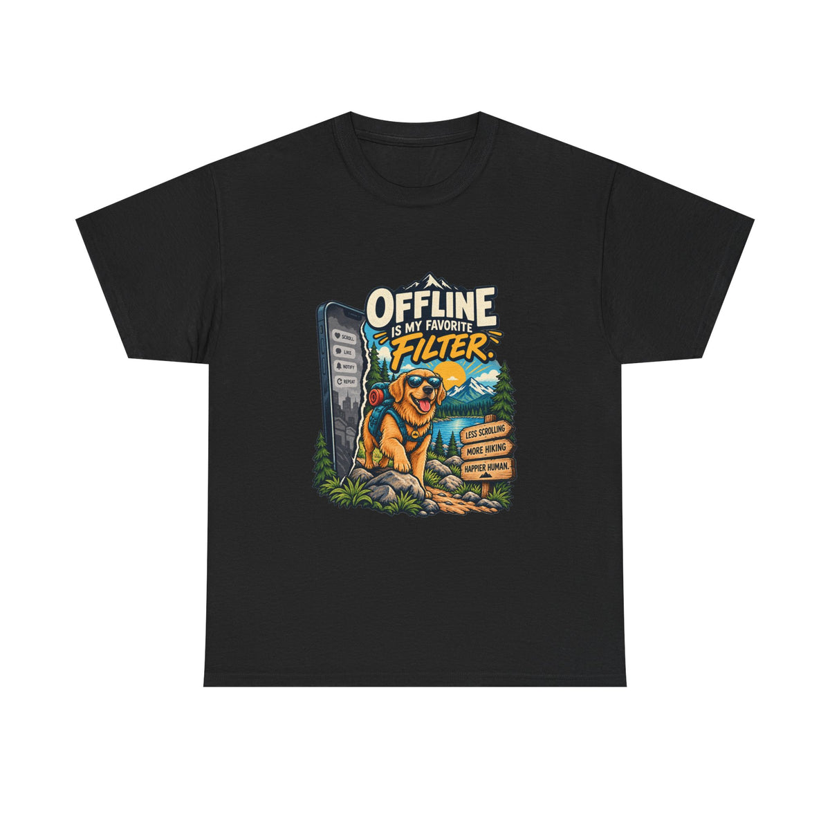 Offline Is My Favorite Filter — Social Media T-Shirt