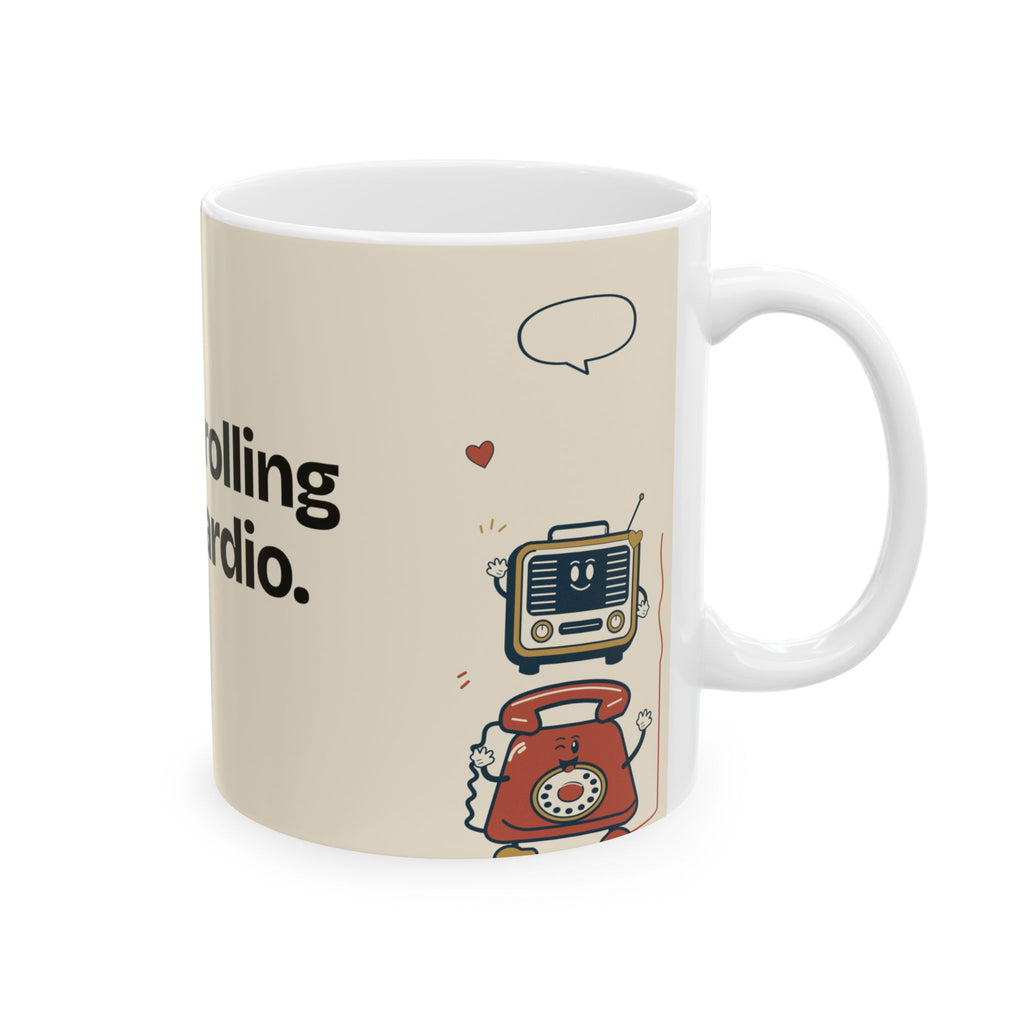 Doomscrolling Is My Cardio — Social Media Coffee Mug