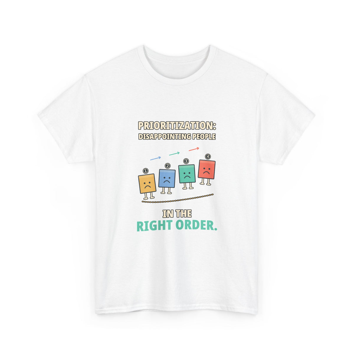 Prioritization — Product Management T-Shirt