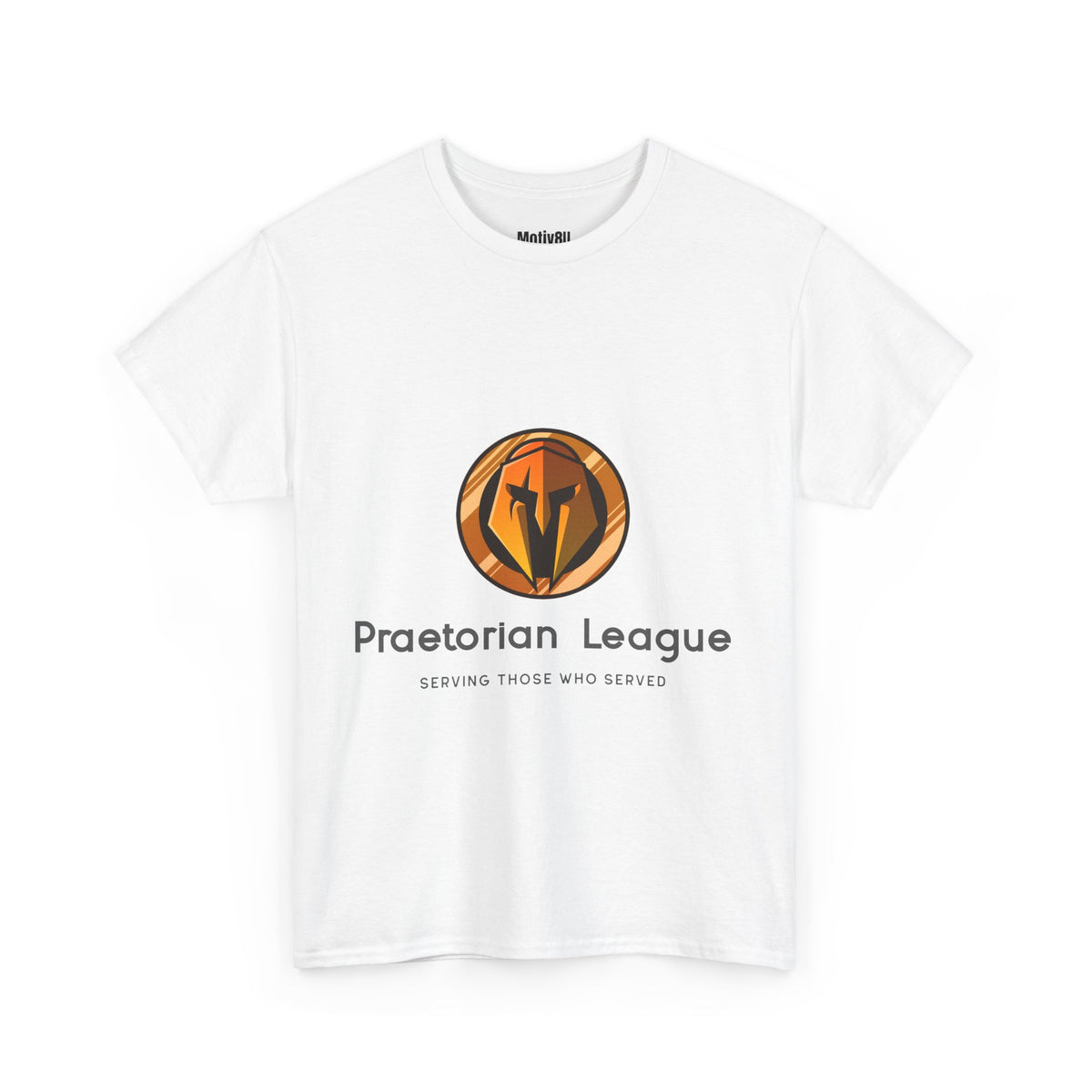 Praetorian League Unisex Heavy Cotton Tee, Inspirational T-Shirt, Motivational Apparel, Gift for Spirituality, Casual Everyday Wear