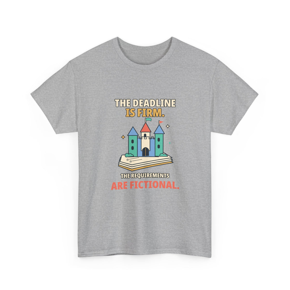 Fictional Requirements — Product Management T-Shirt
