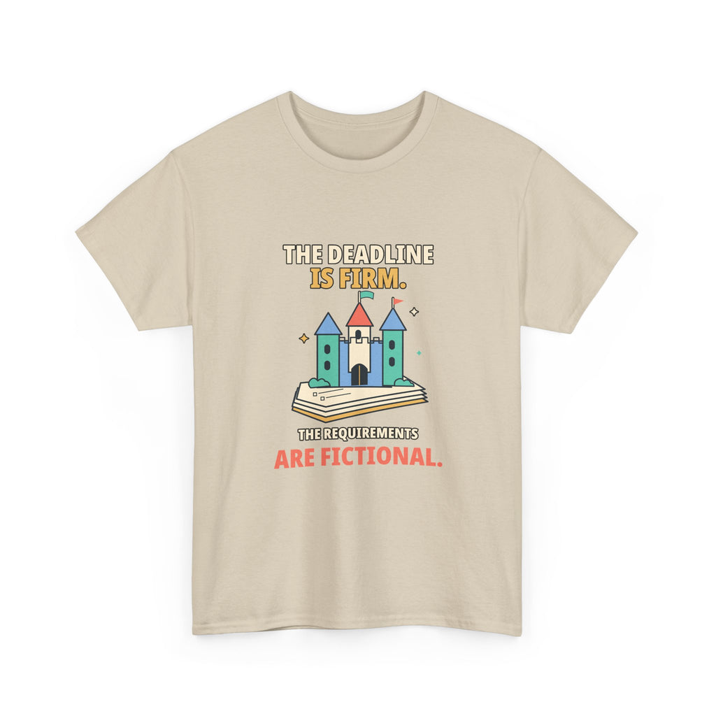 Fictional Requirements — Product Management T-Shirt