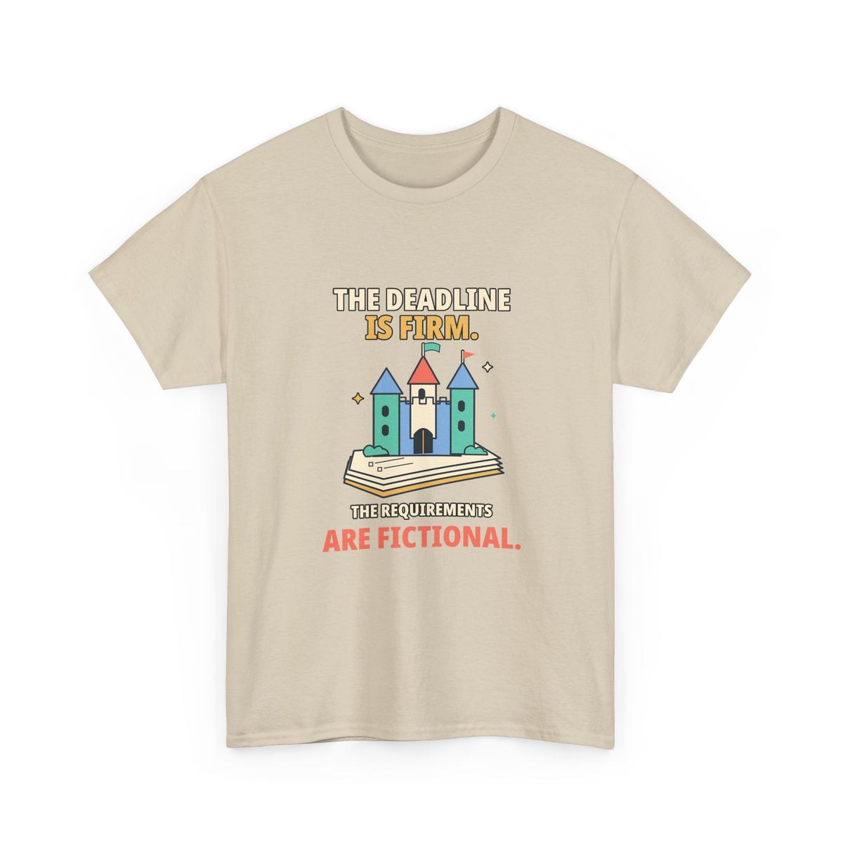 Fictional Requirements — Product Management T-Shirt