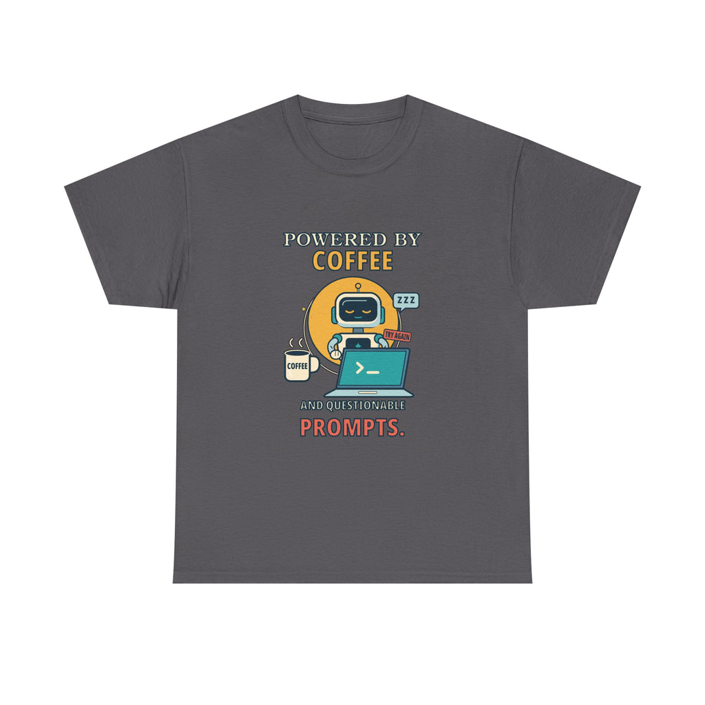 Coffee and Questionable Prompts — AI T-Shirt