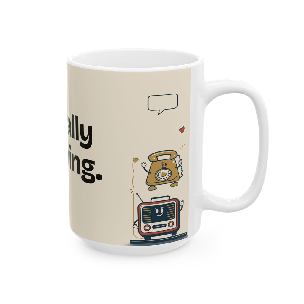 Mentally Buffering — Social Media Coffee Mug