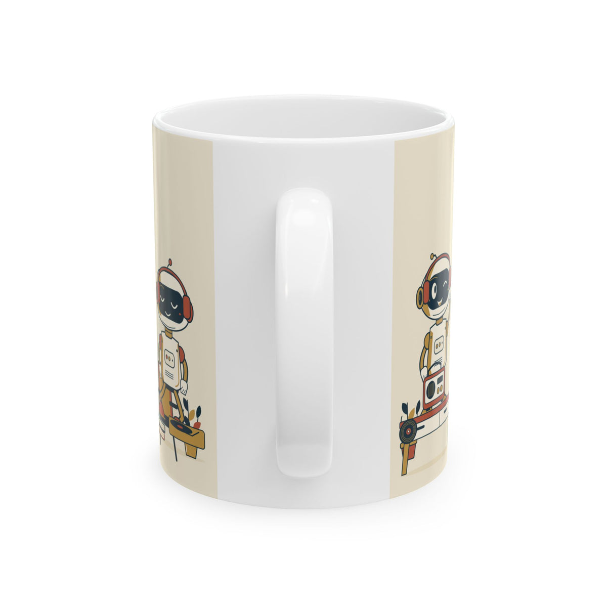 Powered by Coffee and Questionable Prompts — AI Coffee Mug