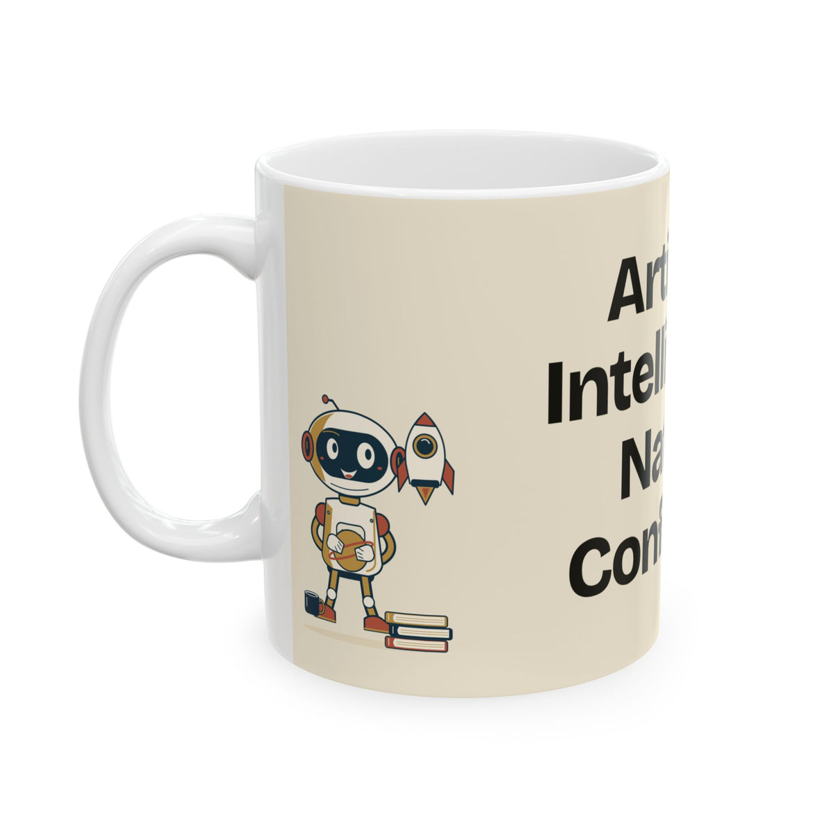 Artificial Intelligence. Natural Confusion — AI Coffee Mug