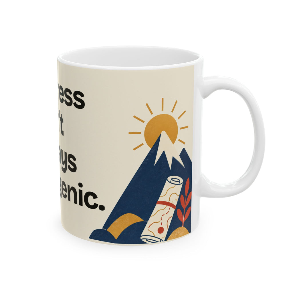 Progress Isn't Always Photogenic — Motivation Coffee Mug