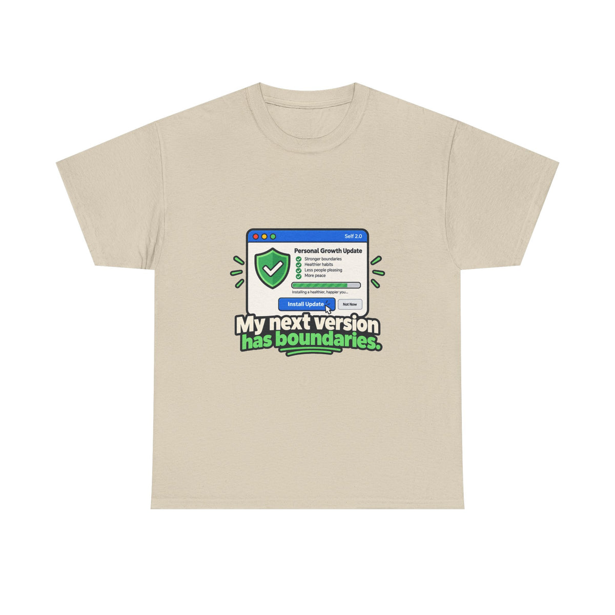 Self 2.0: Personal Growth Update — Product You T-Shirt