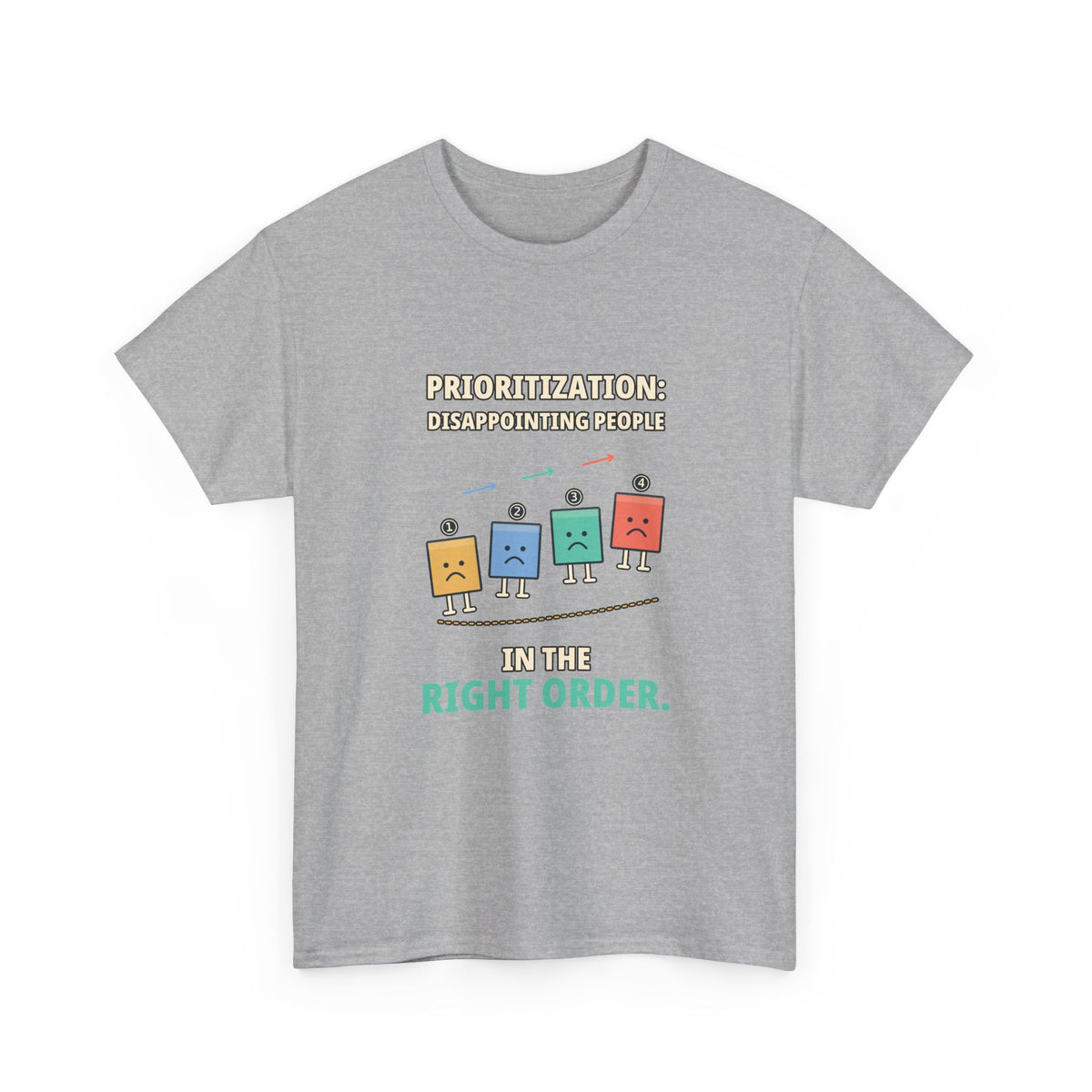 Prioritization — Product Management T-Shirt
