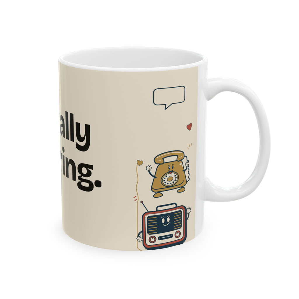 Mentally Buffering — Social Media Coffee Mug