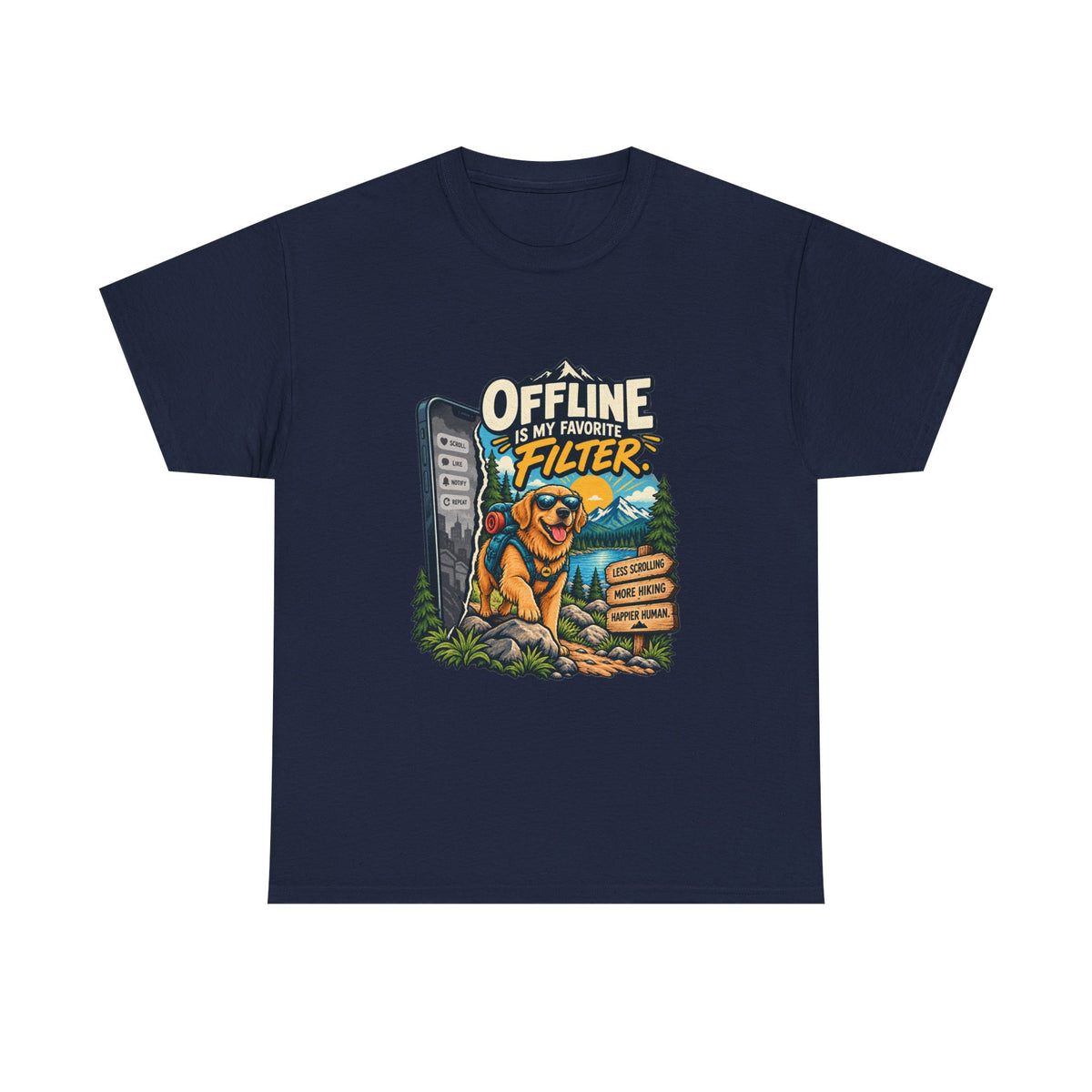 Offline Is My Favorite Filter — Social Media T-Shirt