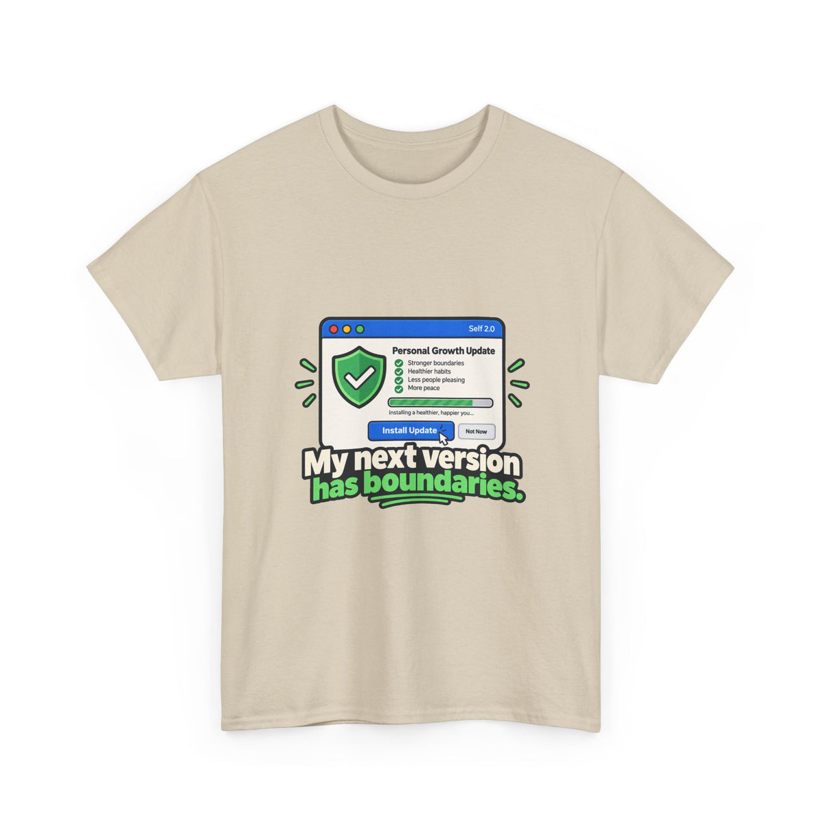 Self 2.0: Personal Growth Update — Product You T-Shirt