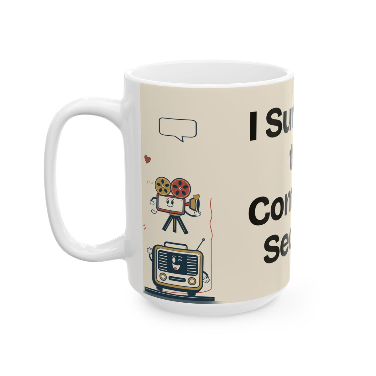 I Survived the Comment Section — Social Media Coffee Mug