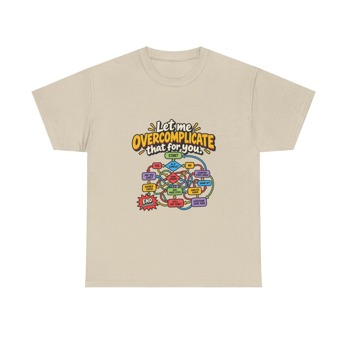 Let Me Overcomplicate That for You — Humor T-Shirt
