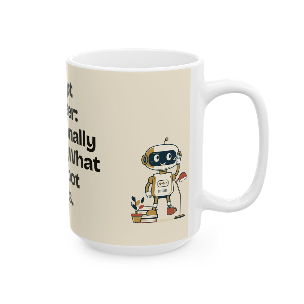 Prompt Engineer: Professionally Guessing What the Robot Wants — AI Coffee Mug