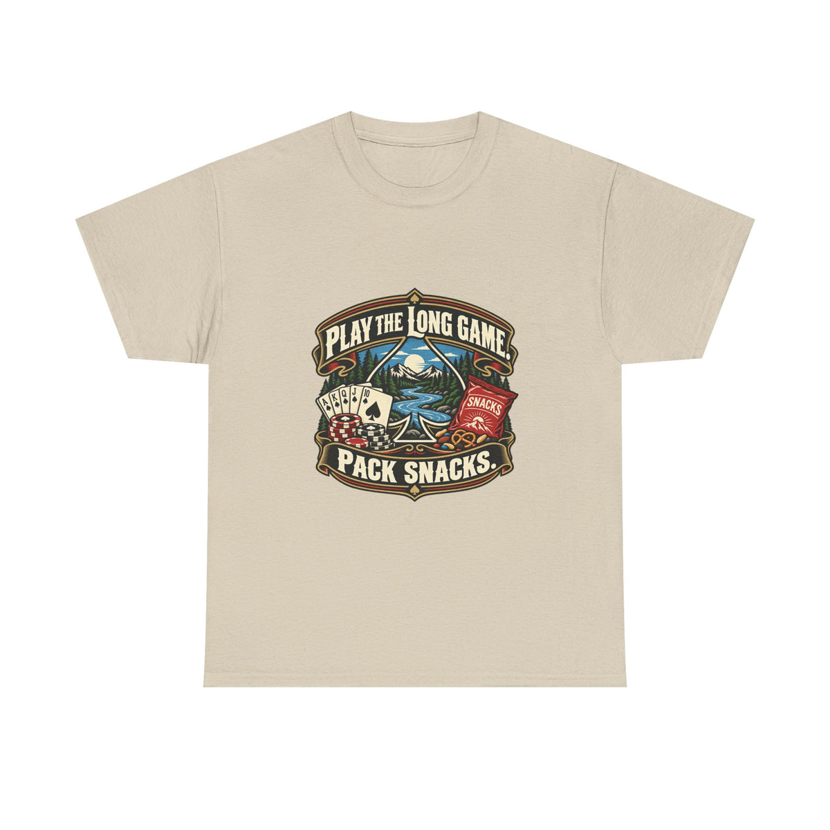 Play the Long Game. Pack Snacks. — Good Decisions T-Shirt