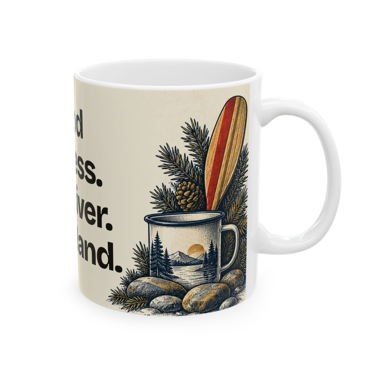 Good Process. Bad River. Next Hand — Good Decisions Coffee Mug
