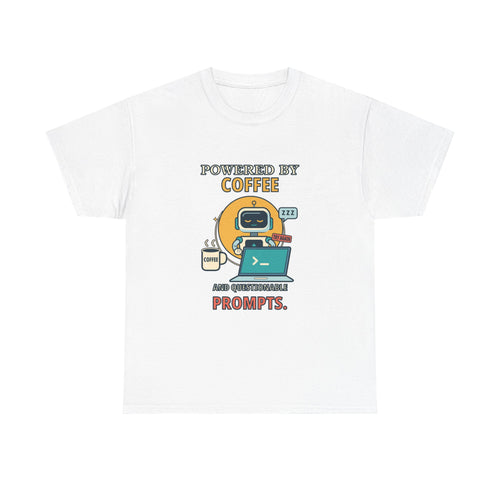 Coffee and Questionable Prompts — AI T-Shirt