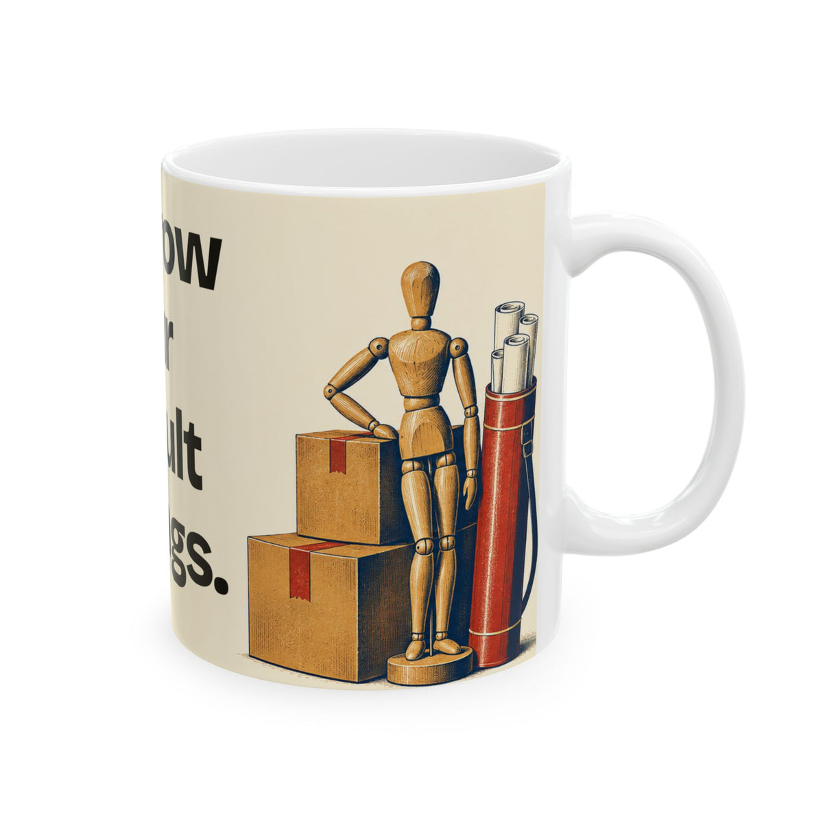 Outgrow Your Default Settings — Product You Coffee Mug