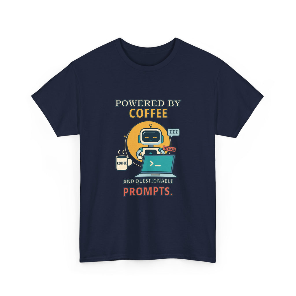 Coffee and Questionable Prompts — AI T-Shirt
