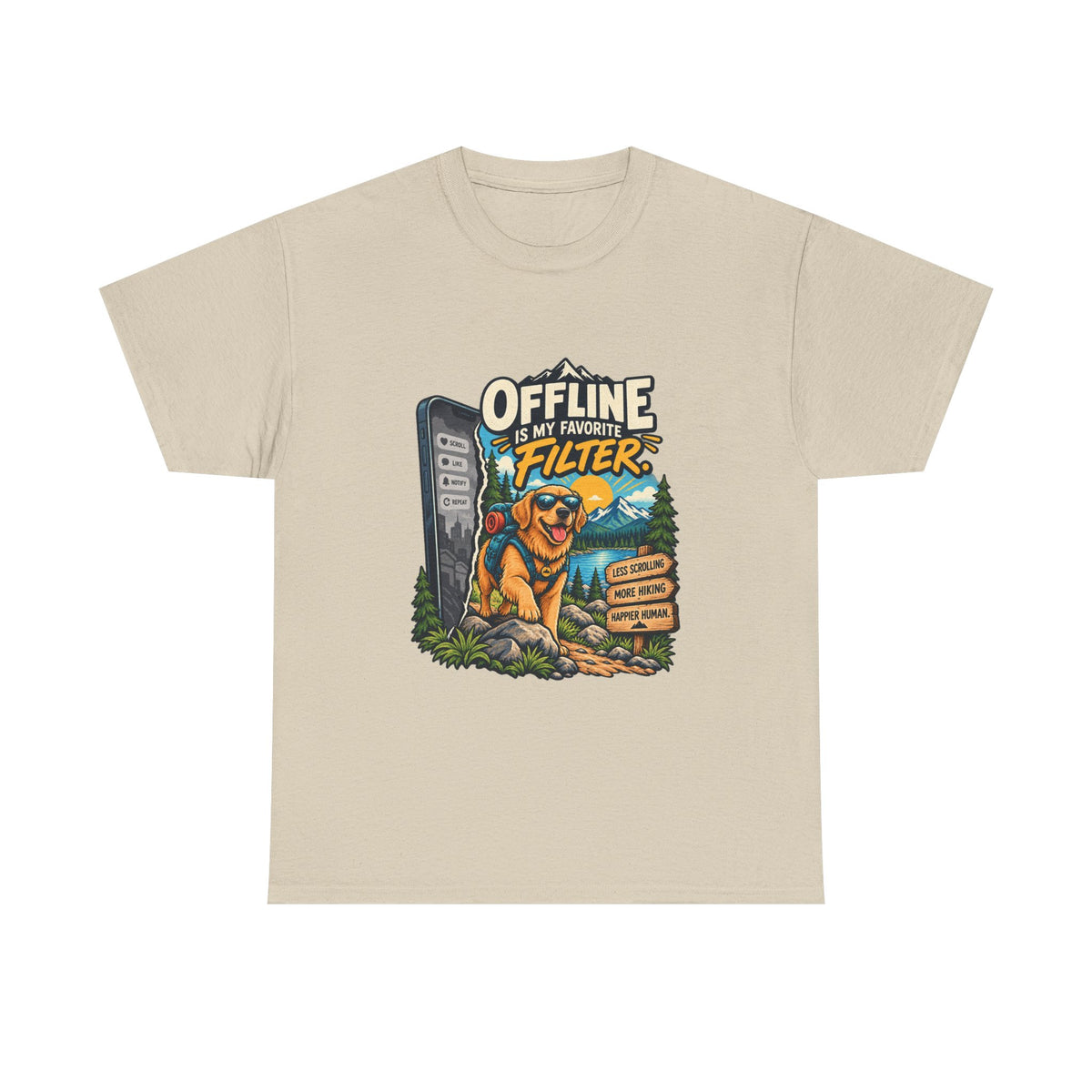 Offline Is My Favorite Filter — Social Media T-Shirt