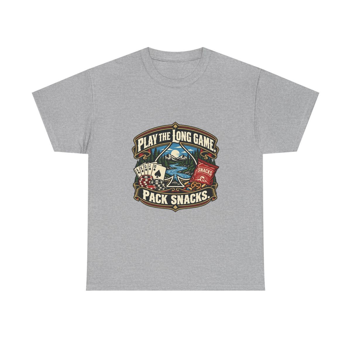 Play the Long Game. Pack Snacks. — Good Decisions T-Shirt