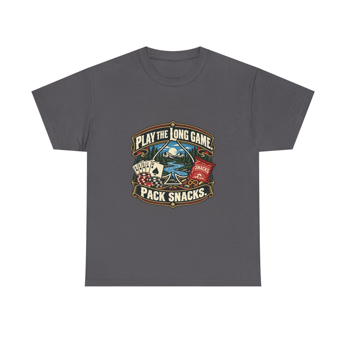 Play the Long Game. Pack Snacks. — Good Decisions T-Shirt