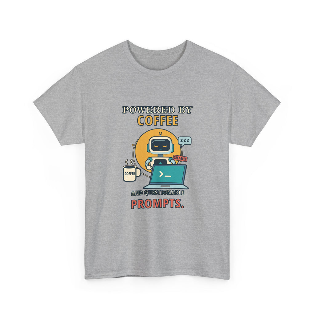 Coffee and Questionable Prompts — AI T-Shirt