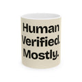 Human Verified. Mostly — AI Coffee Mug