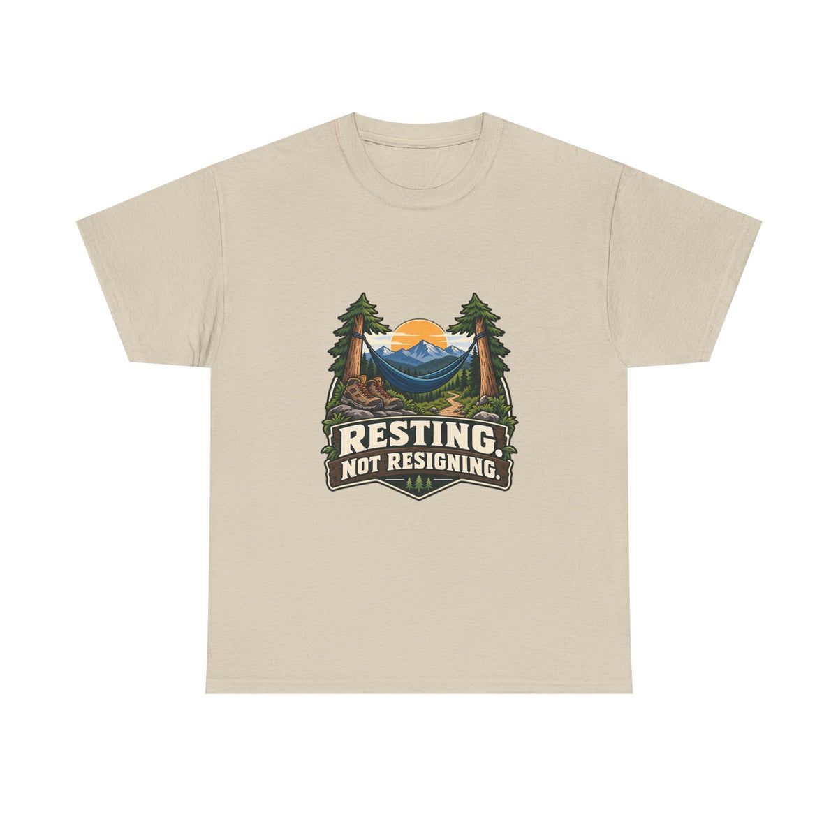 Resting, Not Resigning — Motivation T-Shirt
