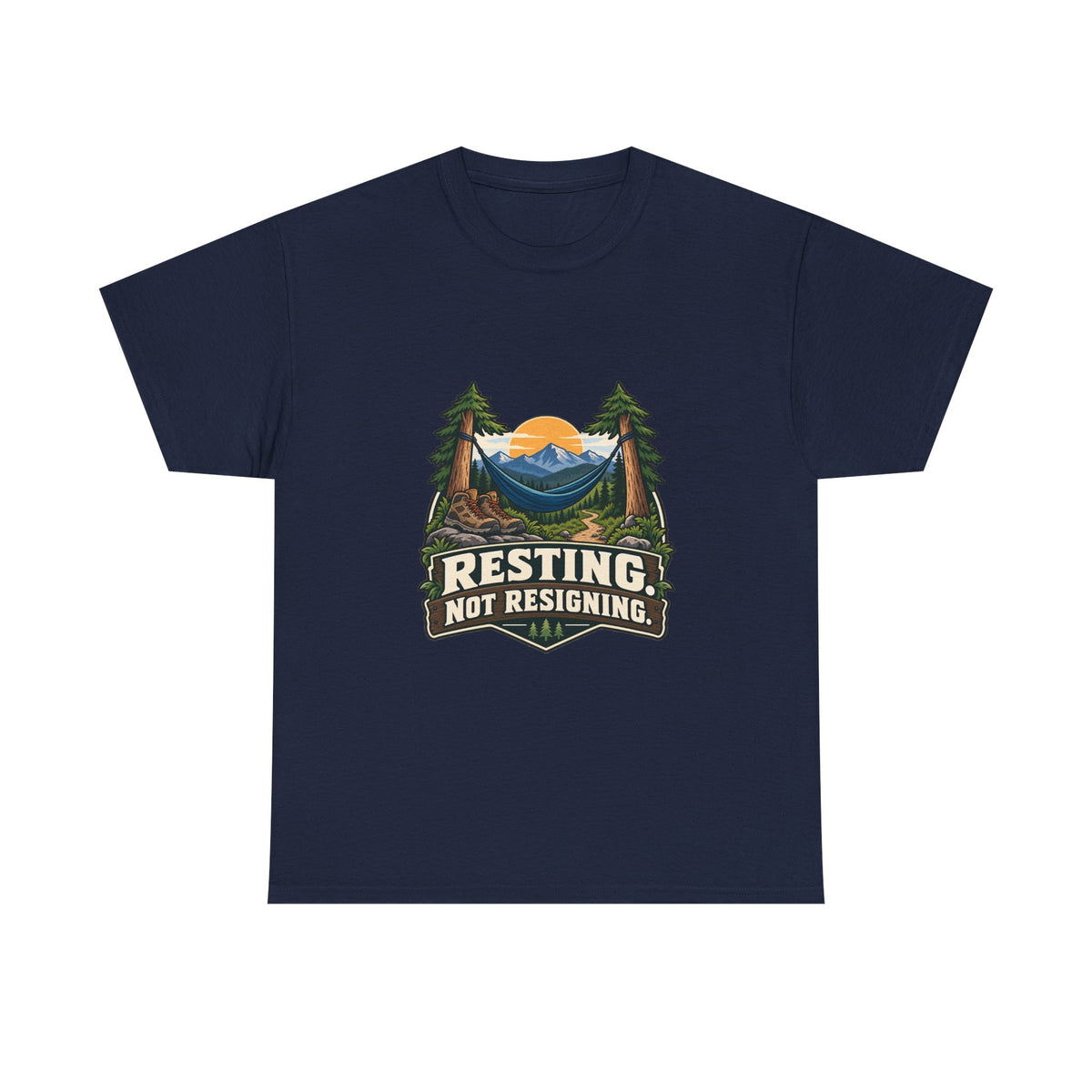 Resting, Not Resigning — Motivation T-Shirt