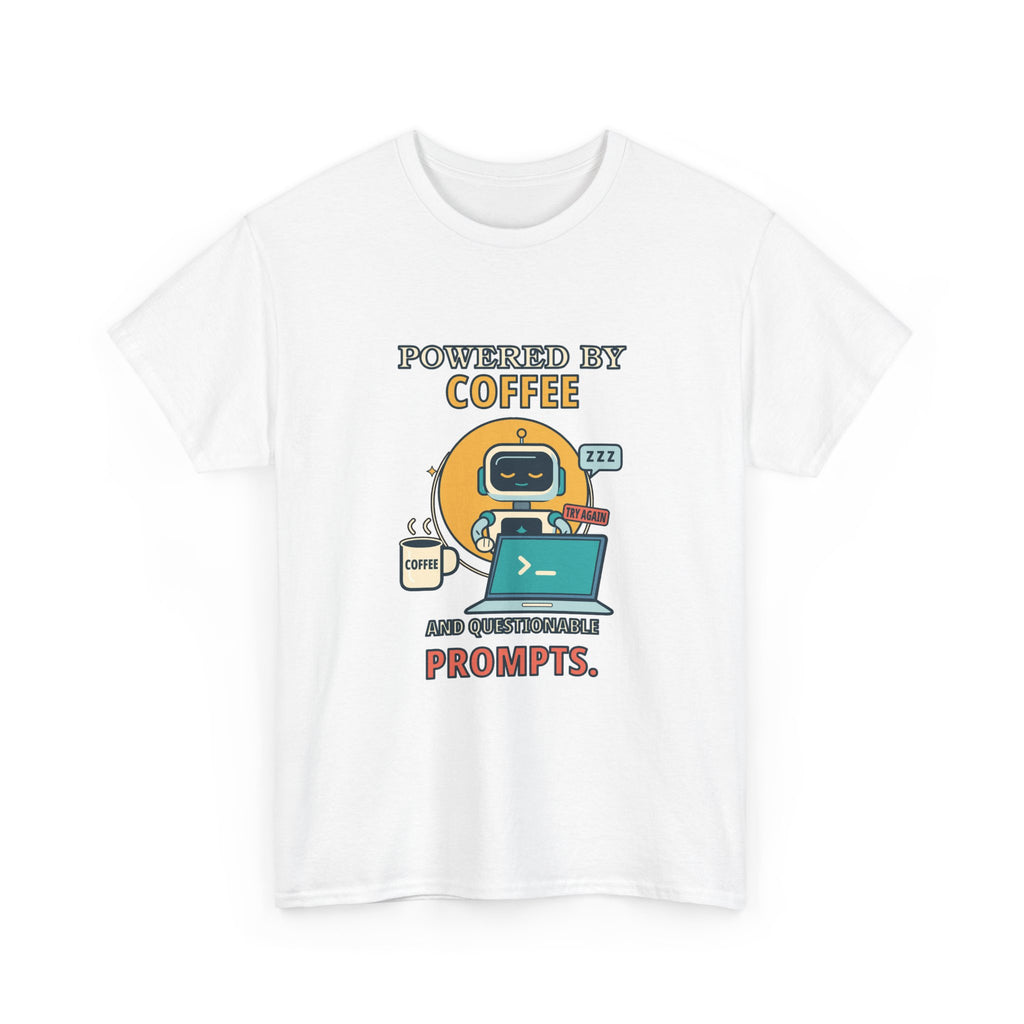 Coffee and Questionable Prompts — AI T-Shirt