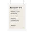 The Doomscroller's Creed — Social Media Manifesto Poster