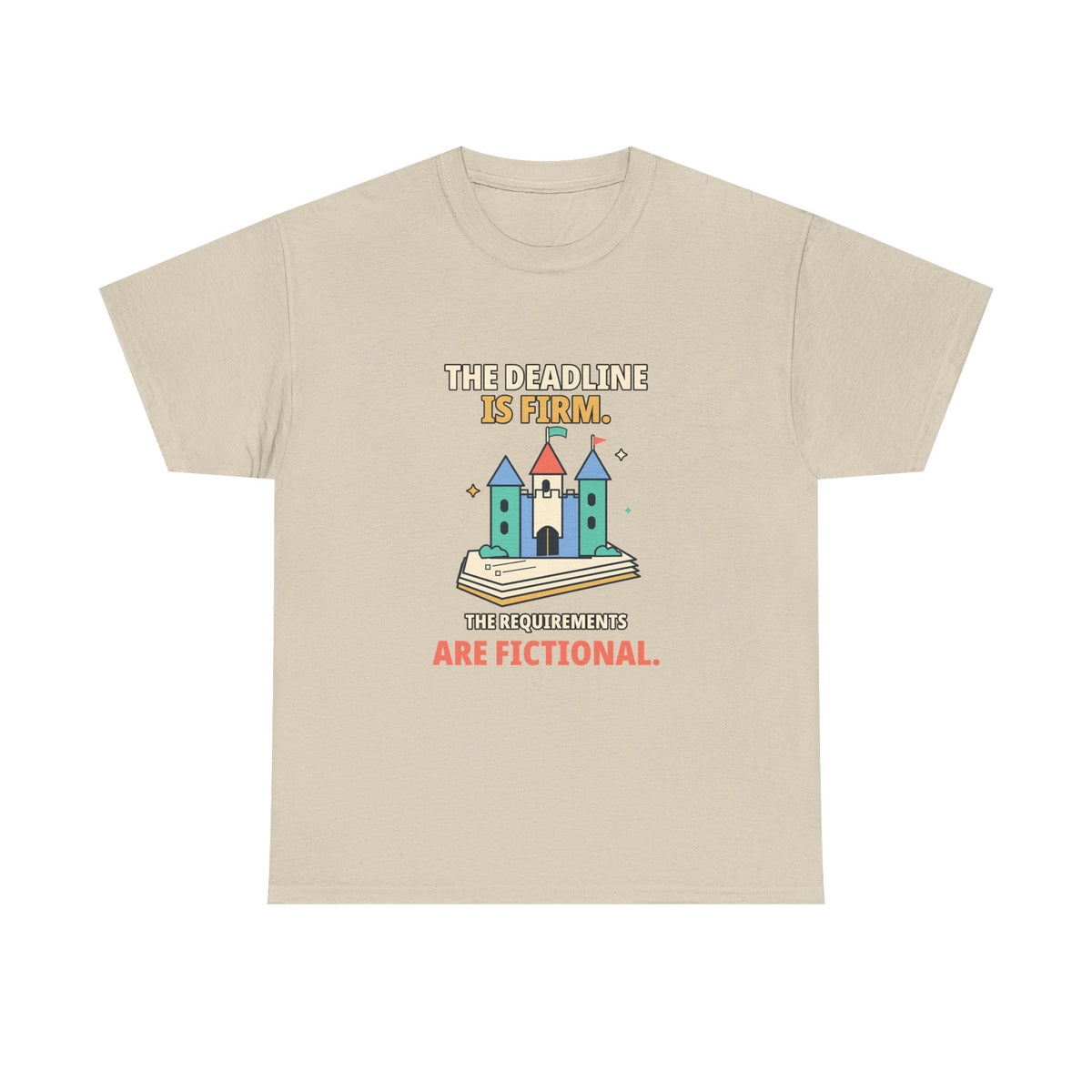 Fictional Requirements — Product Management T-Shirt