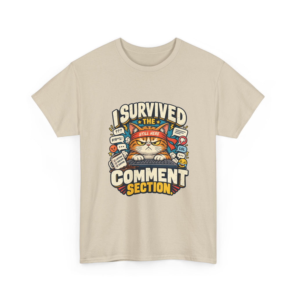 I Survived the Comment Section — Social Media T-Shirt