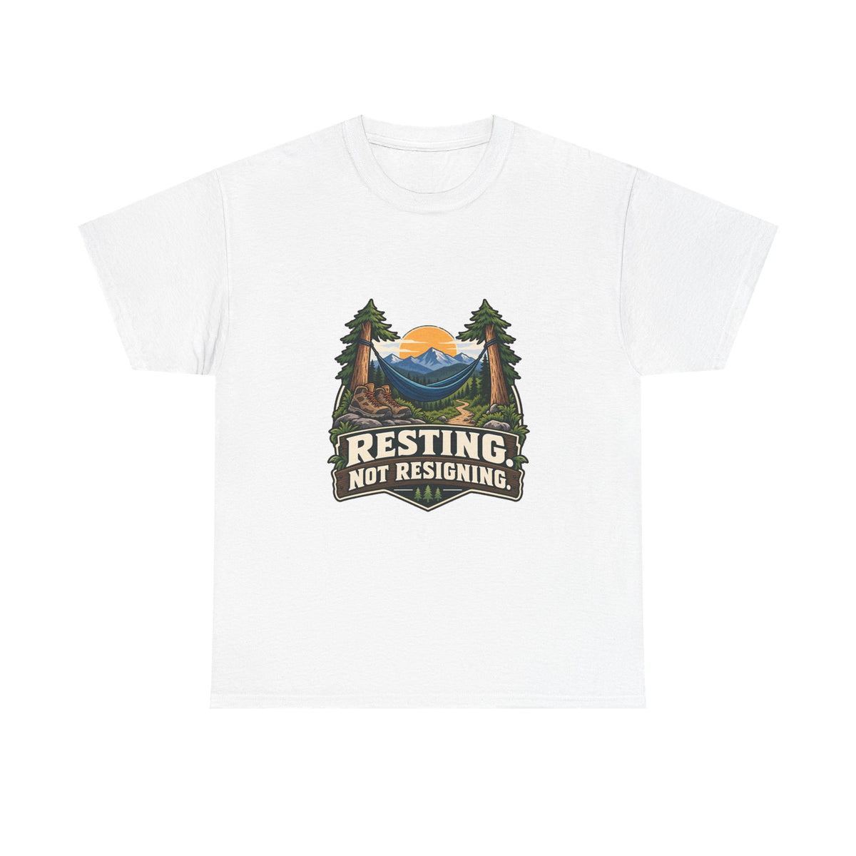 Resting, Not Resigning — Motivation T-Shirt