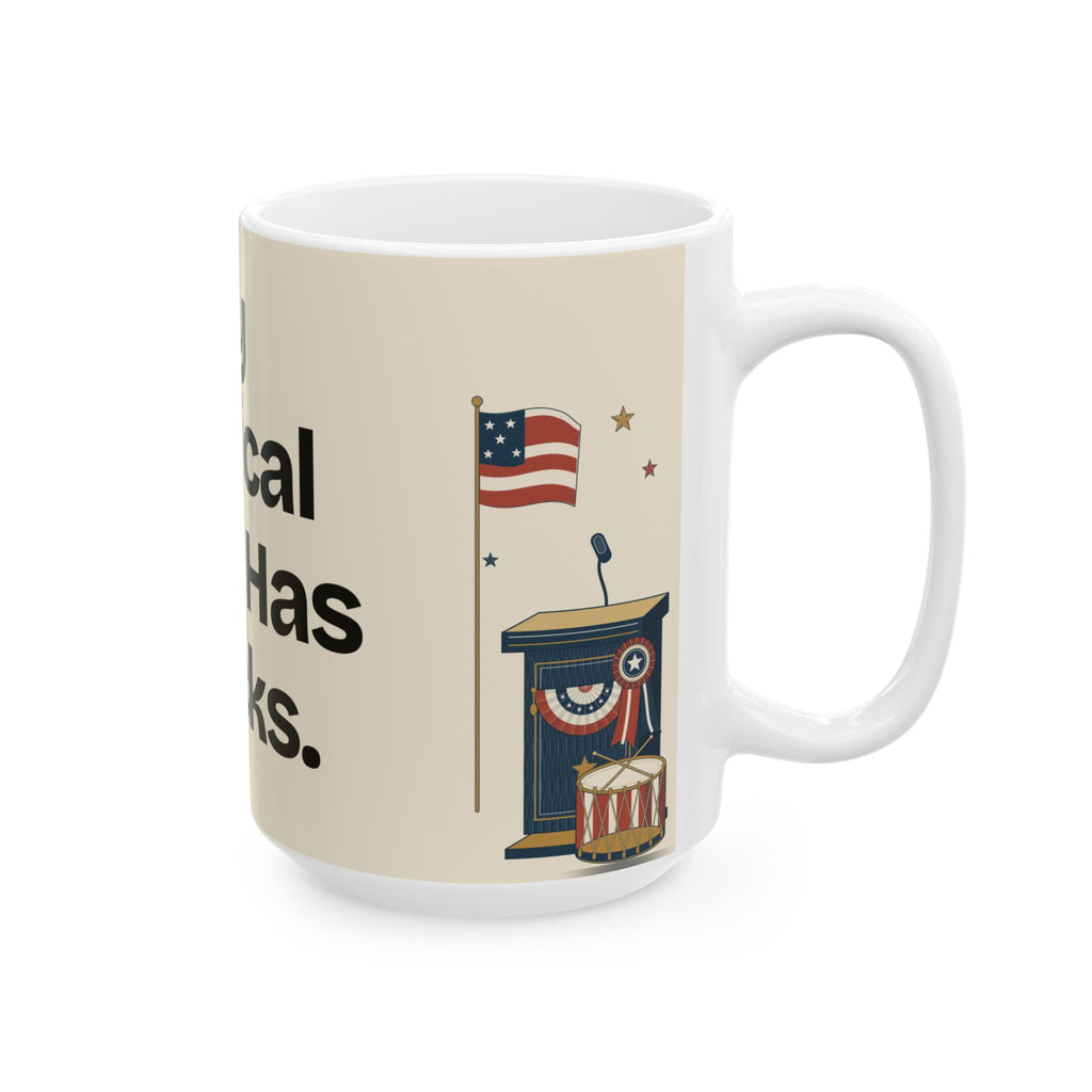 My Political Party Has Snacks — Politics Coffee Mug