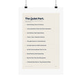 Ten Notes from the Quiet Part — Humor Manifesto Poster