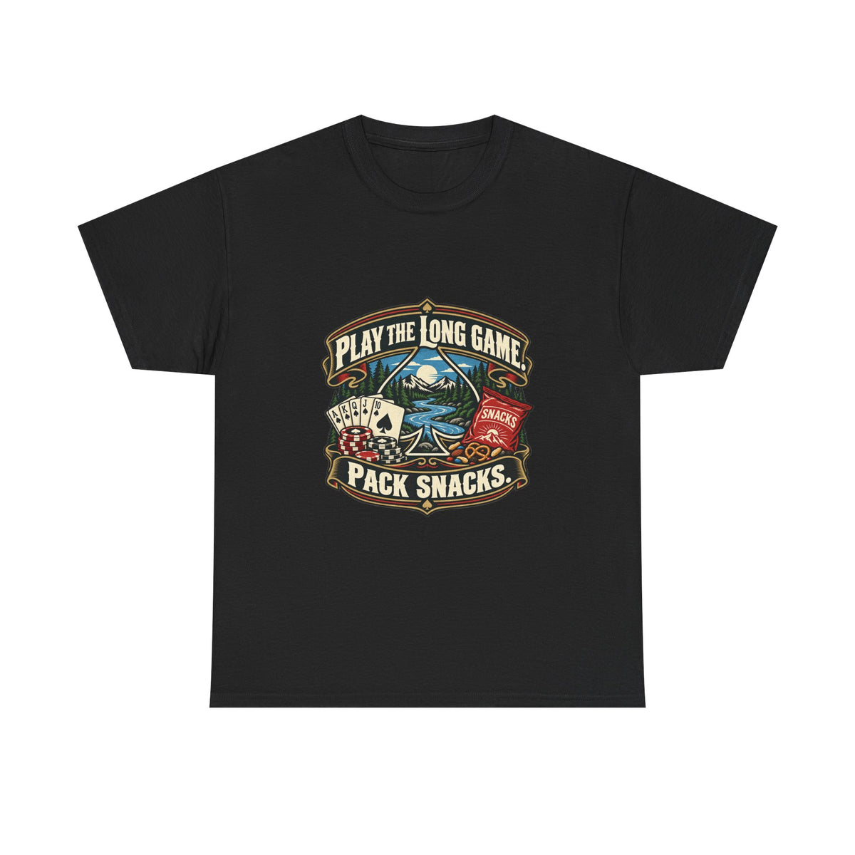 Play the Long Game. Pack Snacks. — Good Decisions T-Shirt
