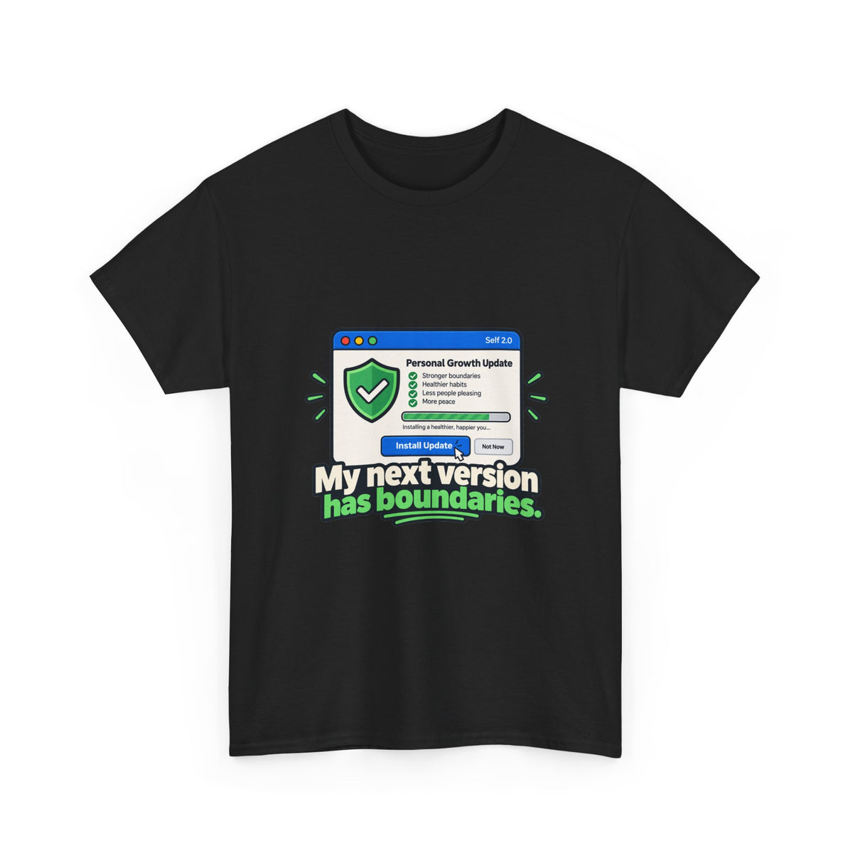 Self 2.0: Personal Growth Update — Product You T-Shirt