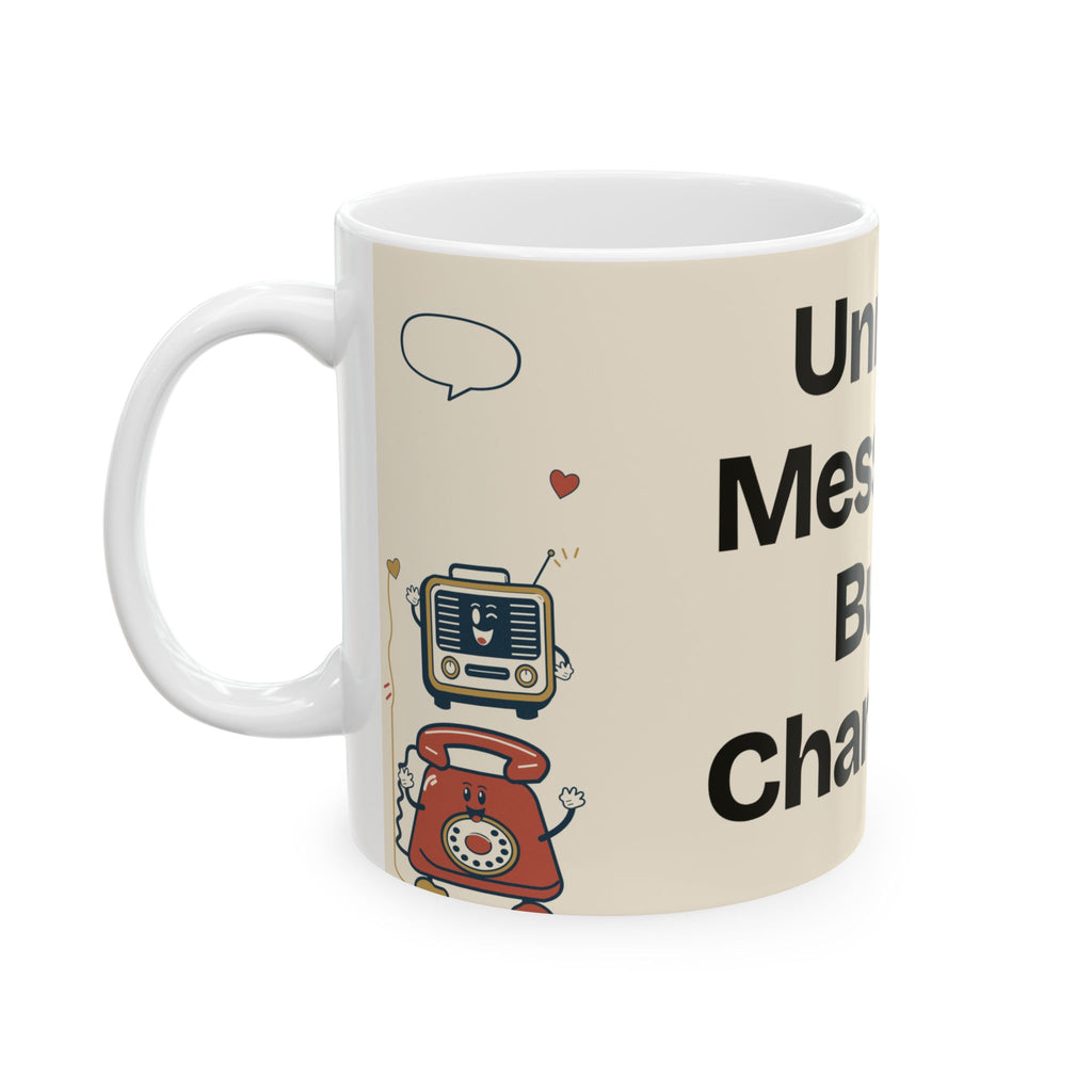 Unread Messages Build Character — Social Media Coffee Mug
