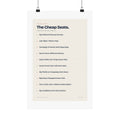 Ten Notes from the Cheap Seats — Politics Manifesto Poster